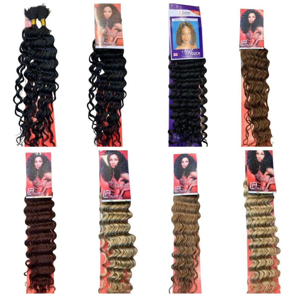 LA TREND SOFT TOUCH FRENCH BULK 22" INCH FOR BRAIDING *HUMAN HAIR* - Image 1 of 1