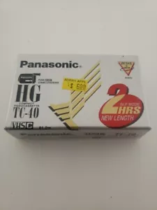 Panasonic VHS C Camcorder Compact Video Cassette Tape High Grade New Bs - Picture 1 of 5