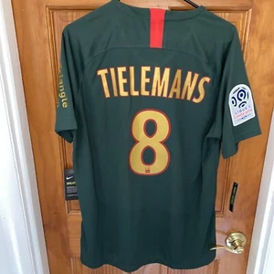 Nike 2018/19 AS Monaco Away Tielemans Jersey, Shirt, New, Size Large - Picture 1 of 8
