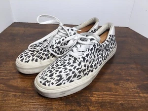VANS Black & White Animal Print Shoes Men's 10 Women's 12 #721454 Sneakers  - Picture 1 of 9