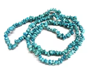 COLLAR de TURQUENITA 85-90 cm Precioso y Elegante. "Atrae la suerte" - Imagen 1 de 2