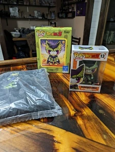 Camiseta Dragon Ball Z Funko POP metálica celda perfecta GameStop exclusiva XL x grande - Imagen 1 de 6