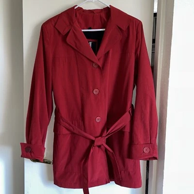 Abrigo impermeable Mulberry Street para mujer L para todo clima forro extraíble longitud media Foto 1 de 4