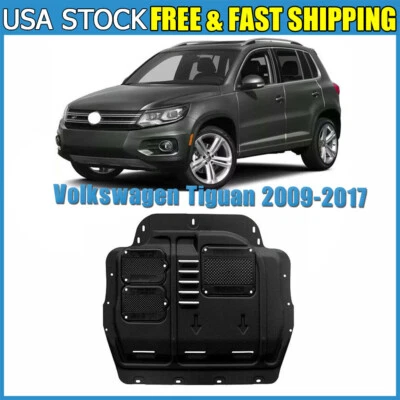 Engine Splash Shield For Volkswagen Tiguan 2009-2017 Auto Under Guards Mudguards Foto 1 de 4