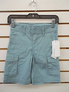 Pantalones cortos de carga oceánica para niños Calvin Klein $36 tallas 4 y 5 - Imagen 1 de 3