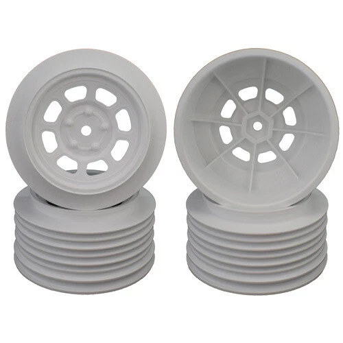 DE Racing Speedway SC Wheels Traxxas Slash Front 19mm Backspacing White - Image 1 of 1