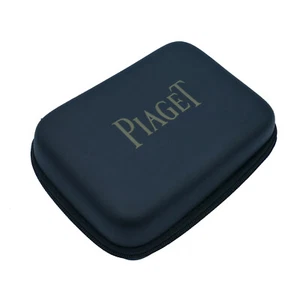 ESTUCHE DE VIAJE RELOJ DE CUERO NEGRO PIAGET - Imagen 1 de 3