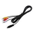 5FT 1.5M S-Video 7 PIN Male to 3 RCA Male Audio Video Cable For