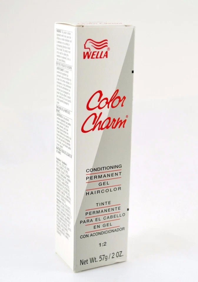 Wella Color Charm Conditioning Permanent GEL Haircolor 3rv Black Cherry 4pack*