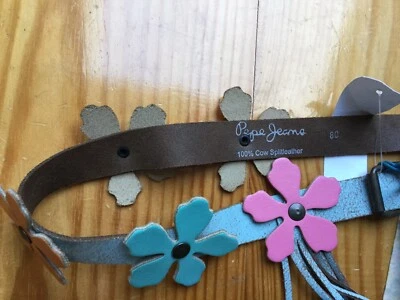 Cinturón De Piel. Pepe Jeans Con Etiqueta - Imagen 1 de 3