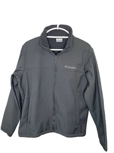 Columbia Men’s Sz L Zip up Poly Workout Jacket -Lined Grey  - Picture 1 of 16