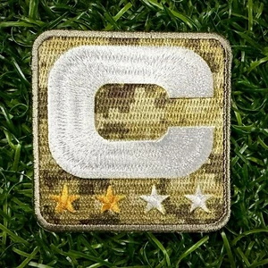 NFL Game Issued Captain’s Patch Two Star Salute To Service Camo Military USA - Picture 1 of 4