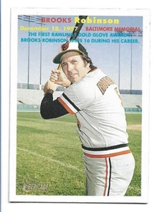 Brooks Robinson 2006 Topps Heritage Flashbacks #FB-BR Baltimore Orioles - Imagen 1 de 2