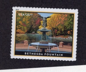 2019 25,50 $ Bethesda Fountain, Scott #5348, Mint NH - Bild 1 von 1