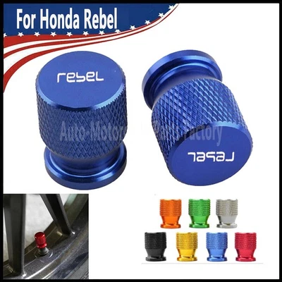 For Honda Rebel 250 300 450 500 1100 1985-2025 CNC Tire Valve Stem Cover Cap NEW - Image 1 of 4