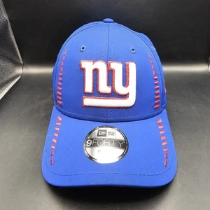 New York Giants New Era Speed Tech Youth 9FORTY Strapback Adjustable Hat Blue - Picture 1 of 7