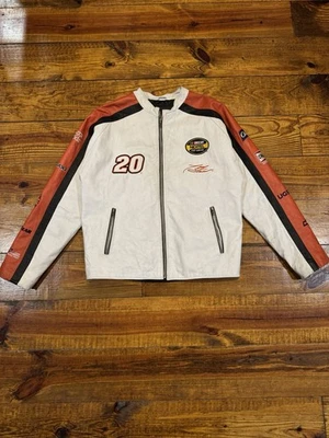 Chaqueta De Colección Wilson’s Cuero Tony Stewart Home Depot Cuero Carreras Universitarias L Foto 1 de 4