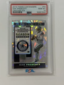 Panini Contenders 2019 - Biglietto Stagione Dak Prescott #54 Cracked Ice /23 - Foto 1 di 1