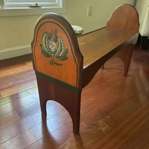 Cohasset Colonials Hagerty For Metropolitan Museum 30’ Bench Pew USA Folk Art - Bild 1 von 8