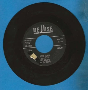 OTIS WILLIAMS AND HIS CHARMS Ivory Tower/In Paradise DeLuxe 6093 - Imagen 1 de 4