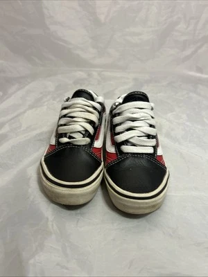 Vans - Old Skool Moto Flame 721454 - Black/Red-  Kids - 12 - Image 1 of 4