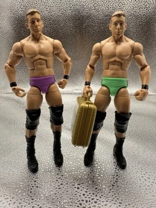 WWE Elite Serie 10 Ted Dibiase Jr. Persecución Baúl Verde y Púrpura Dinero en el Banco - Imagen 1 de 12