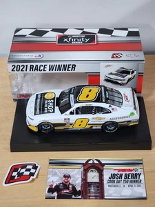 2021 #8 Josh Berry Chevy Accessories Martinsville Win 1/24 Action NASCAR Diecast - Picture 1 of 1