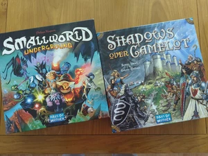 Shadows over Camelot (mint, unpunched) + Small World Underground (excellent) - Picture 1 of 18