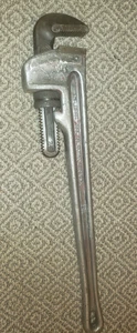 RIDGID Model 824 Aluminum Straight PIPE WRENCH pre-owned 24 IN - Picture 1 of 4