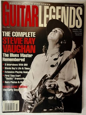 Guitar World - Fall 1992 Guitar Legends - The Complete Stevie Ray Vaughan Foto 1 de 4