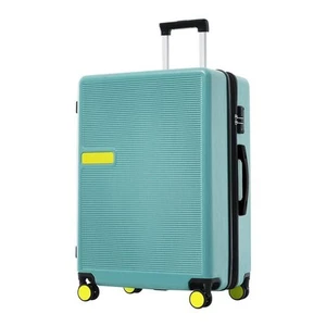 24 in. Teal Blue Hardshell Expandable Lightweight Spinner Suitcase with TSA Lock - Picture 1 of 6