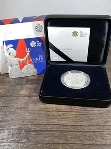 THE ROYAL MINT BRITANNIA 2016 1 Oz. £2 SILVER PROOF COIN LIMITED EDITION - Picture 1 of 5