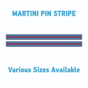 MRP Martini Racing Pin Stripes 1.2m (1200mm) Long laminated for Le mans Porsche - Picture 1 of 9
