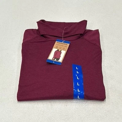 Женский активный пуловер Eddie Bauer с вырезом воронкой и длинным рукавом, фиолетовый, L - Изображение 1 из 3