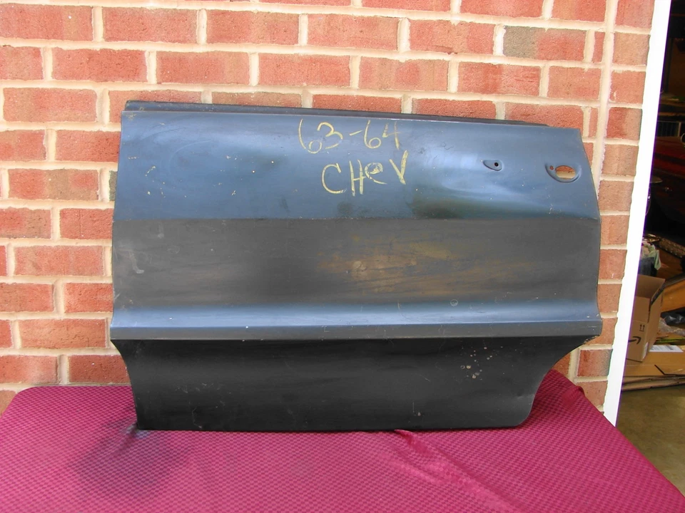 63 64 雪佛兰 IMPALA BELAIR BISCAYNE 站 WAGON 4 门 NOS LH R 门皮肤 — 第 1/1 张图片