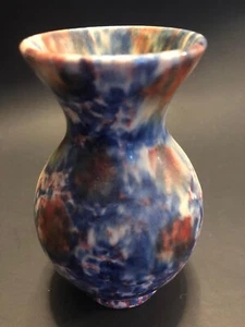 Vintage italienische Bud Vase mit Spritzglasur, unten markiert 1135 Italien kostenloser Versand - Bild 1 von 13