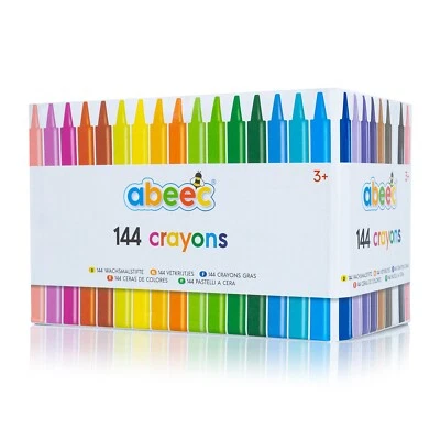 144 Crayons for Kids - Art and Crafts Supplies for KidS - Image 1 of 4