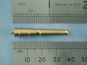 Cannon Barrel 12lb Medium, 1:72 C1790 Model Boat fittings Dioramas and Wargaming - Picture 1 of 1