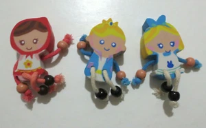 Fairy Tales Erasers - Pencil Topper - Little Red Riding Hood Alice in Wonderland - Picture 1 of 5