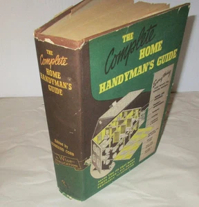 Vintage The Complete Home Handyman's Guide Hubbard Cobb Wise & Co 1950 HBDJ - Picture 1 of 10