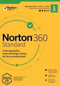 NORTON 360 STANDARD 2025 1 Gerät 1 Jahr inkl 10GB KEIN ABO Download - Bild 1 von 1