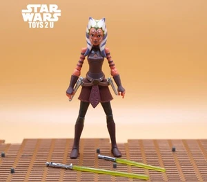 STAR WARS FIGURE 2008 ANIMATED CLONE WARS CW44 AHSOKA TANO (CLONE WARS) - Picture 1 of 1