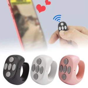 Wireless Bluetooth Ring Remote Control Fingertip Selfie Video Controller Phone. - Picture 1 of 18