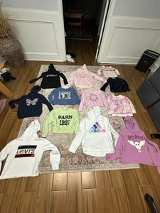 Lot of Girls Sweatshirts Different Brands and Different Sizes In Great Shape!! - Picture 1 of 92