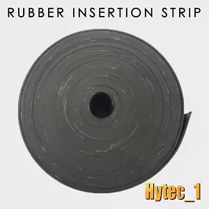 INSERTION RUBBER STRIPS 1.5 MM THICK X 75 MM WIDE X 1 METRE STRIP FREE POST| HYT - Foto 1 di 4