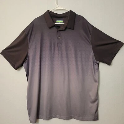 Ben Hogan's Shirt Men Ombre Black Golf Shirt Size 2XL - Image 1 of 4