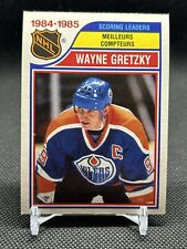 1985-86 O Pee Chee Wayne Gretzky Scoring Leaders #259 Oilers
