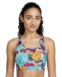 Nike Dri-FIT Swoosh Icon Clash Multicolor Bra DM0637-609 - Size S - NWT - Picture 1 of 5