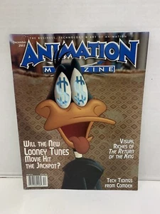 Vintage Animation Magazine December 2003 Looney Tunes Daffy Duck - Picture 1 of 2