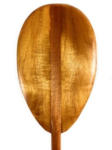 Curly Koa Paddle 36 inch - Steersman Made In Hawaii | #koa6070h - Picture 1 of 1